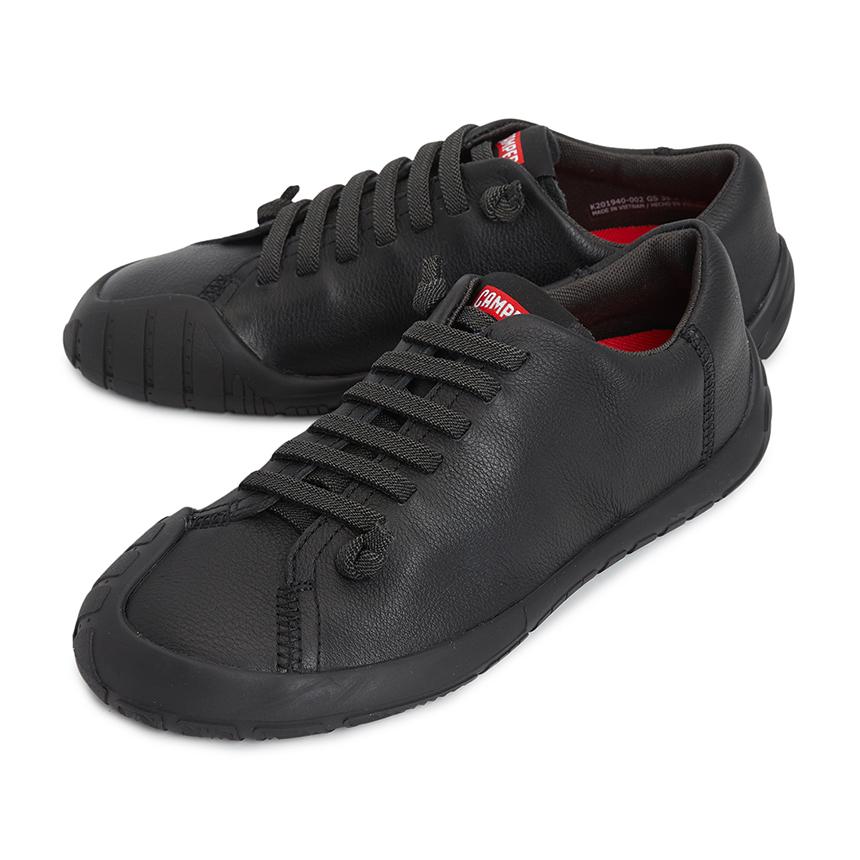 Camper Peu Path Women’s Low-Top Sneakers Black Leather