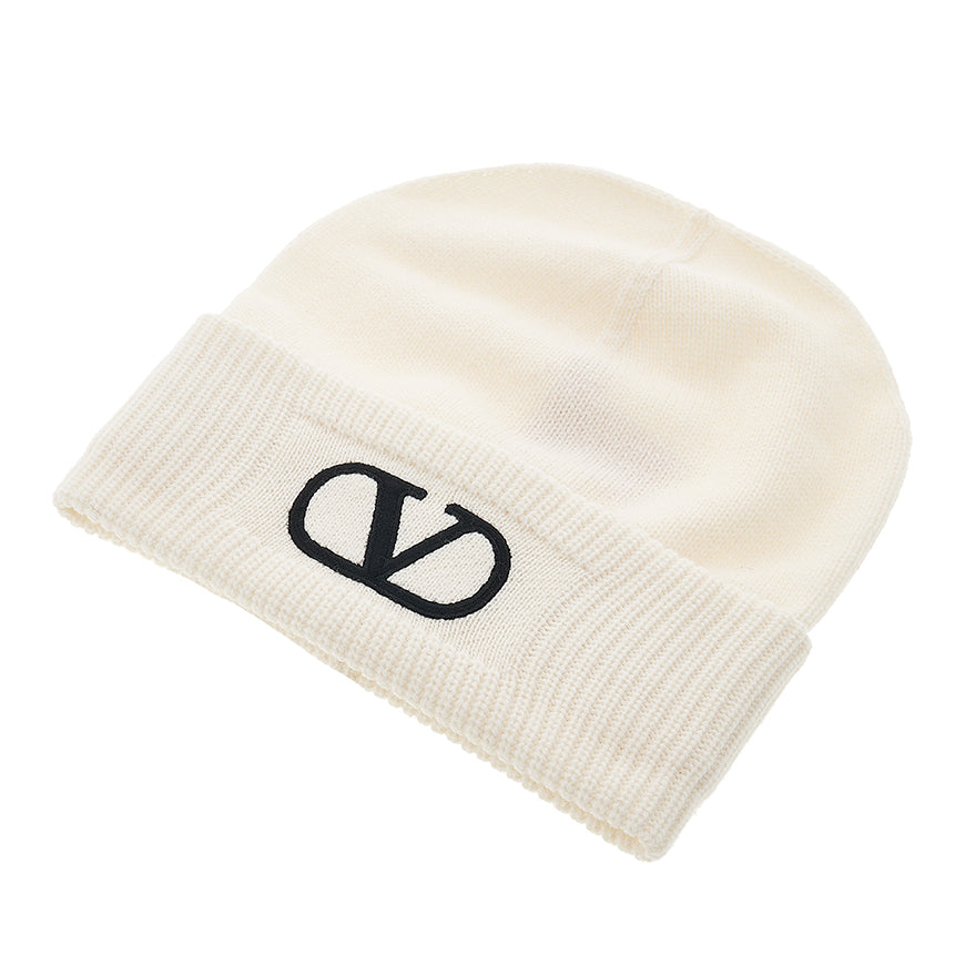 VALENTINO Women's Wool Signature Logo Beanie 1W2HB01C LZC A03 1