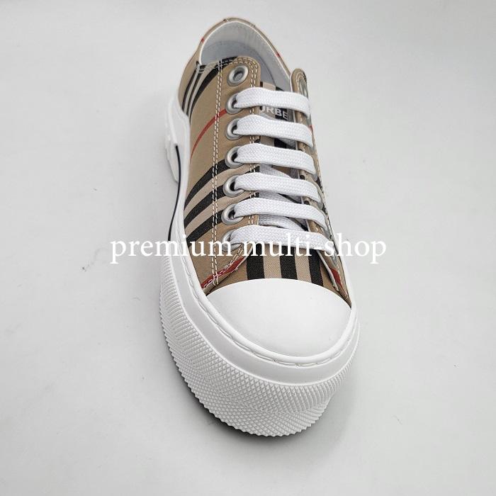 BURBERRY Icon Stripe Low-Top Sneakers Archive Beige