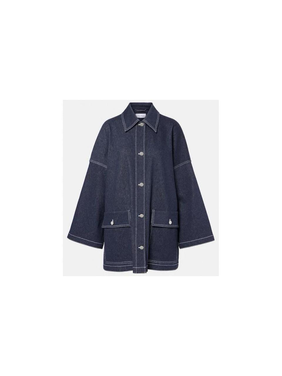 Max Mara Denim Work Jacket 11911018600 002