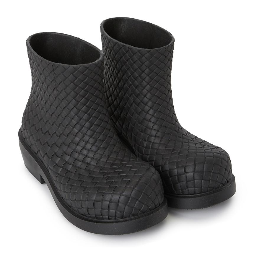 Bottega Veneta Fireman Women’s Black Leather Ankle Boots