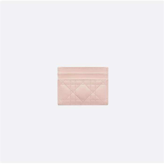 DIOR Jolie Freesia Leather Card Holder Wallet