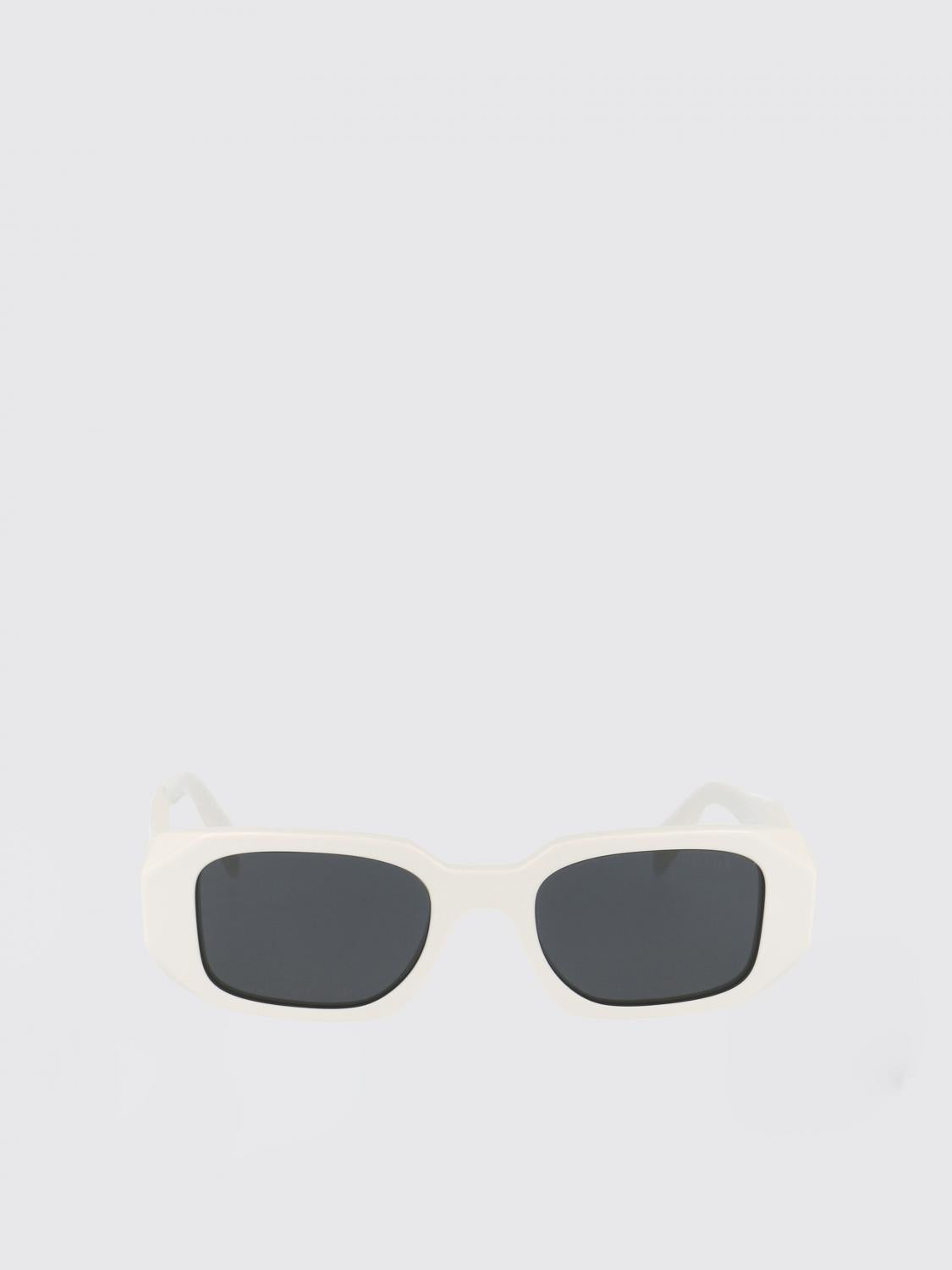 PRADA Black Acetate Cat Eye Sunglasses