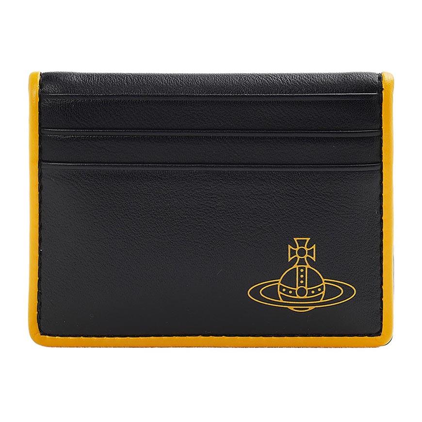 Vivienne Westwood Men's Leather Card Holder Wallet 5402000WM S0027 N201