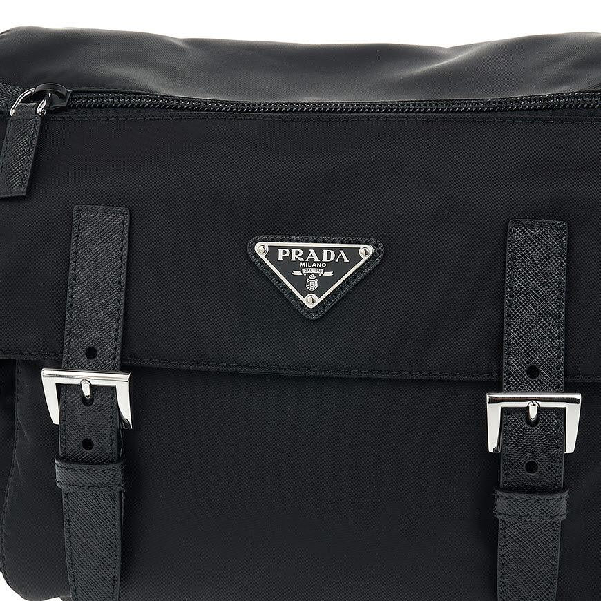 PRADA Re-Nylon Black Shoulder Bag for Women