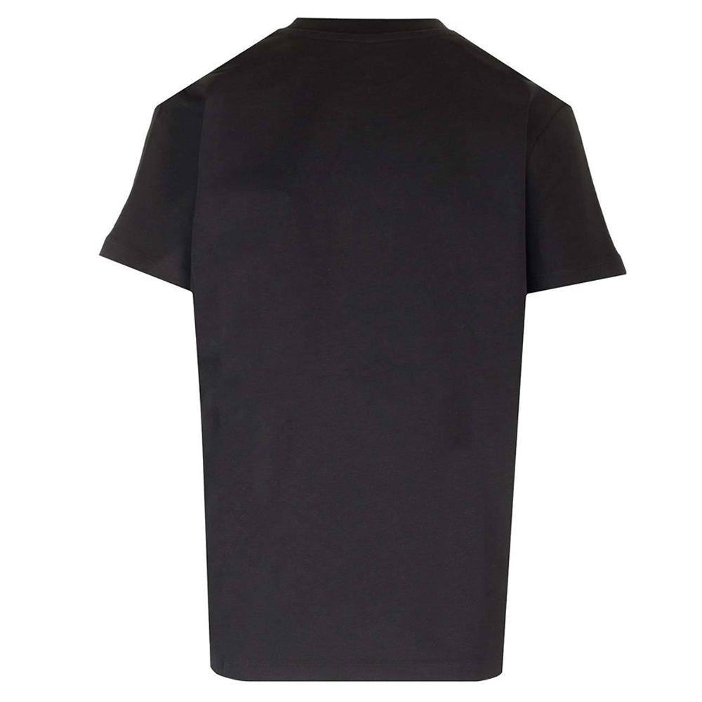 Moncler Logo Embroidered Lettering T-Shirt Black Women’s
