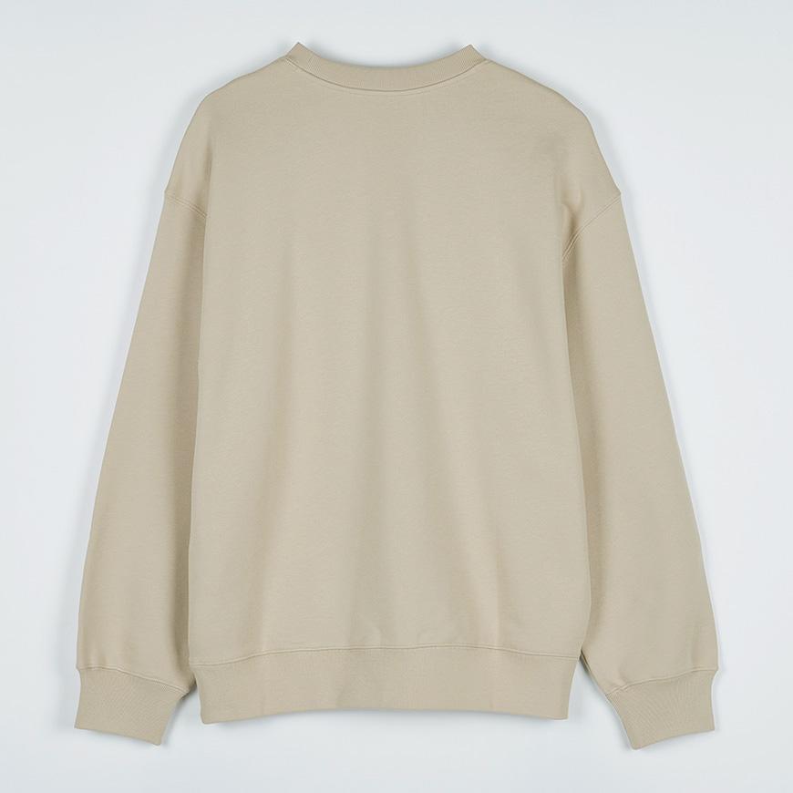 Maison Kitsune Dressed Fox Logo Crewneck Sweatshirt Men Grey PM00310 KM0341 0335