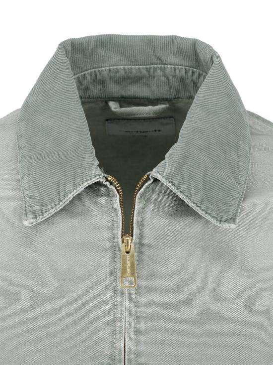 CARHARTT WIP Shady Green Destroy Wash Denim Jacket