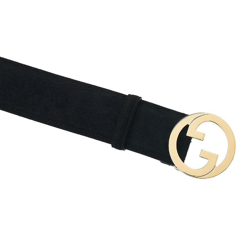 GUCCI Metal Logo Buckle Women's Belt 698598 CA00G 1000 2