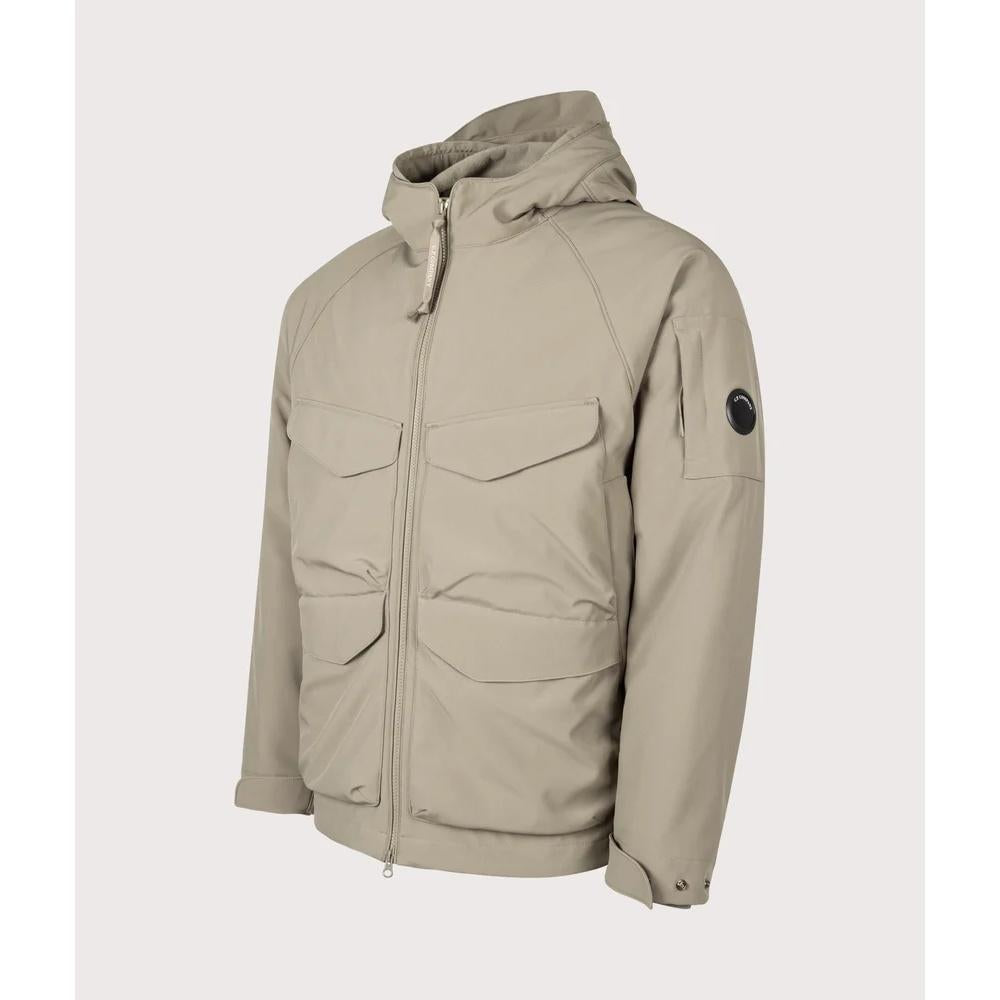 CP Company Lens Patch Hooded Jacket Men Green