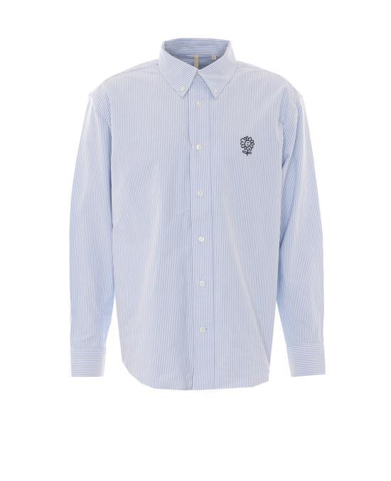 SUNFLOWER Long Sleeve Shirt Men’s White Cotton Button-Up
