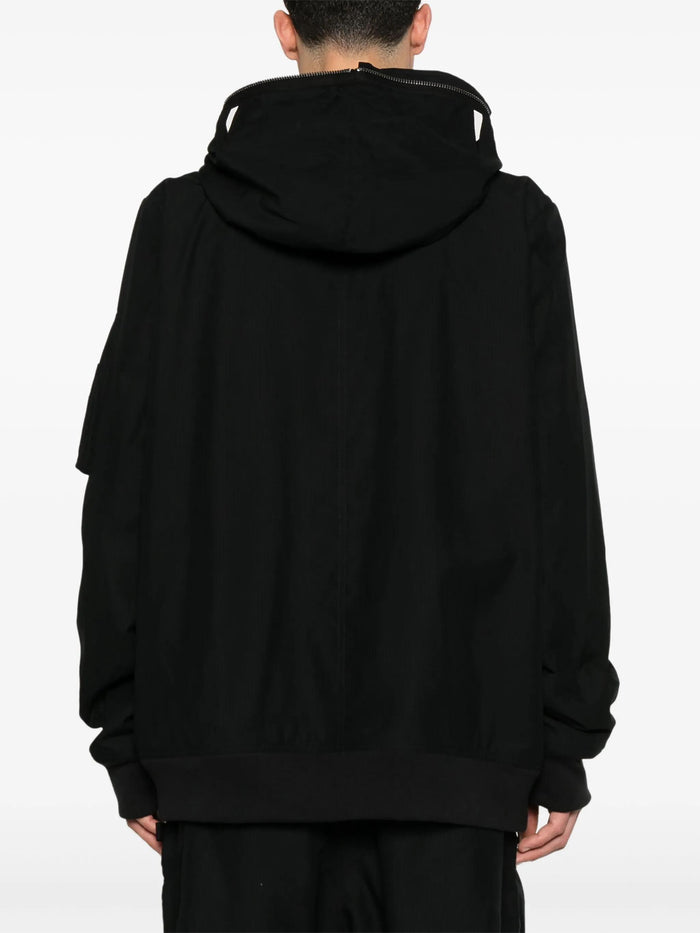 Rick Owens DRKSHDW Gimp Flight Bomber Jacket Black DU01E3772 NR 09