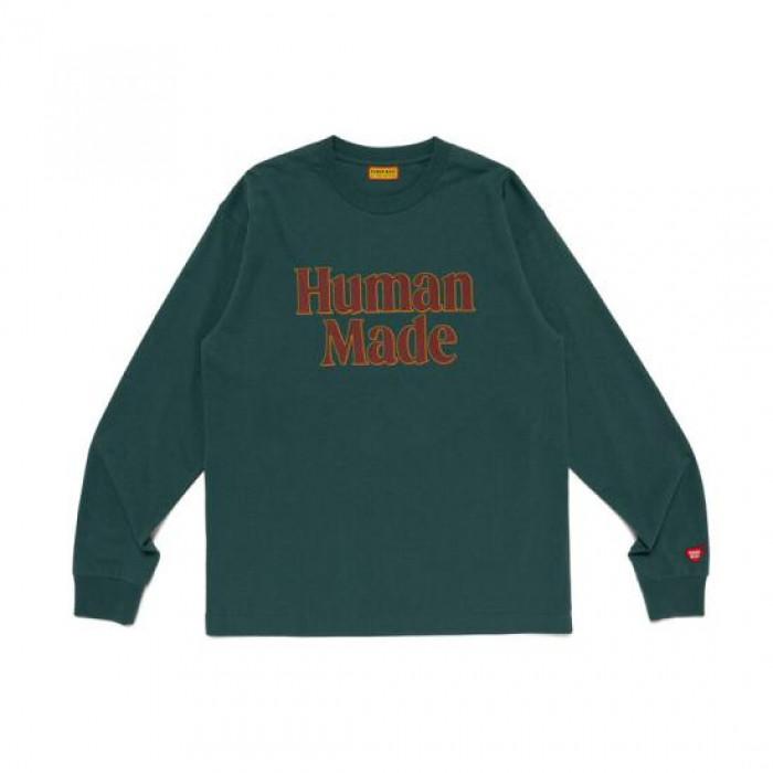 Humanmade Graphic Long Sleeve T-Shirt Green HM31CS041