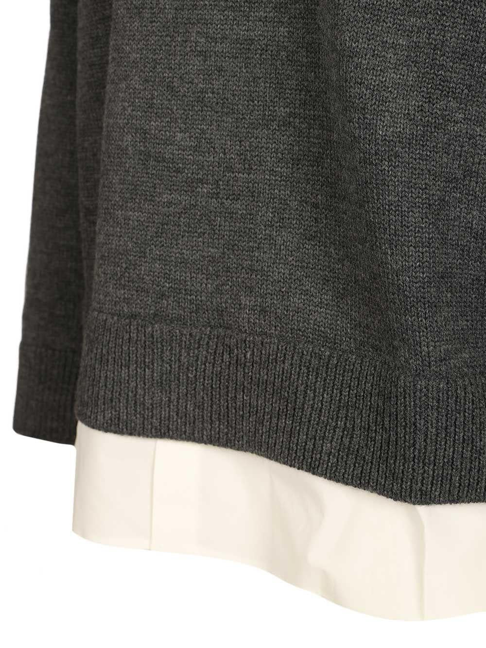 Maison Margiela Black Cotton Crewneck Sweatshirt for Men