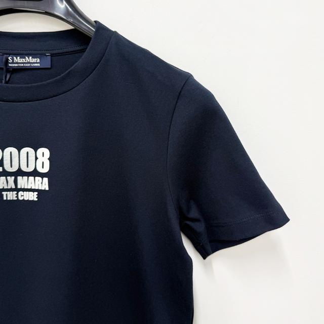 Max Mara QUIETO Logo Short Sleeve T-Shirt 2519971011600 004
