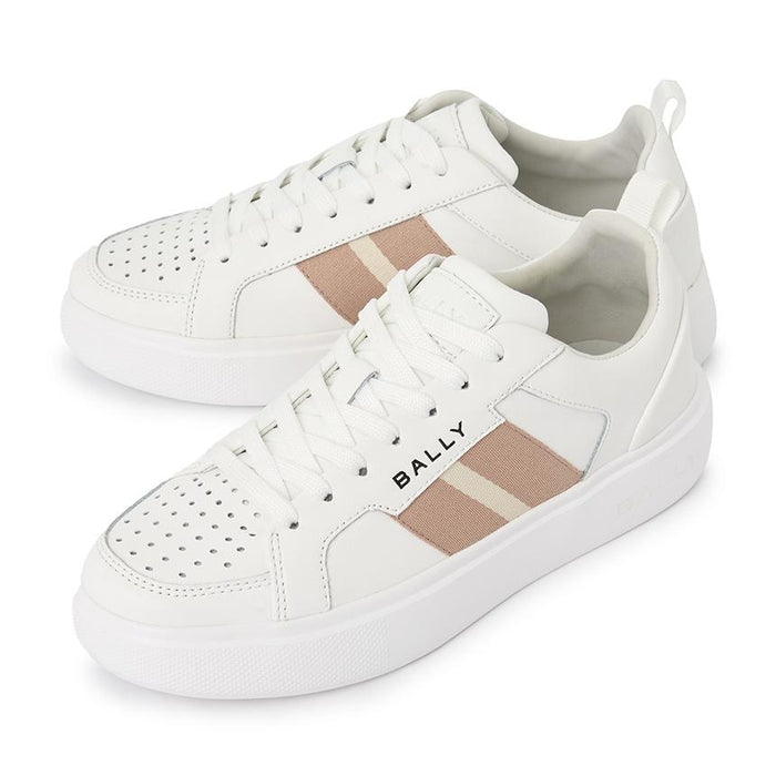 BALLY Women’s Low-Top Sneakers White Leather