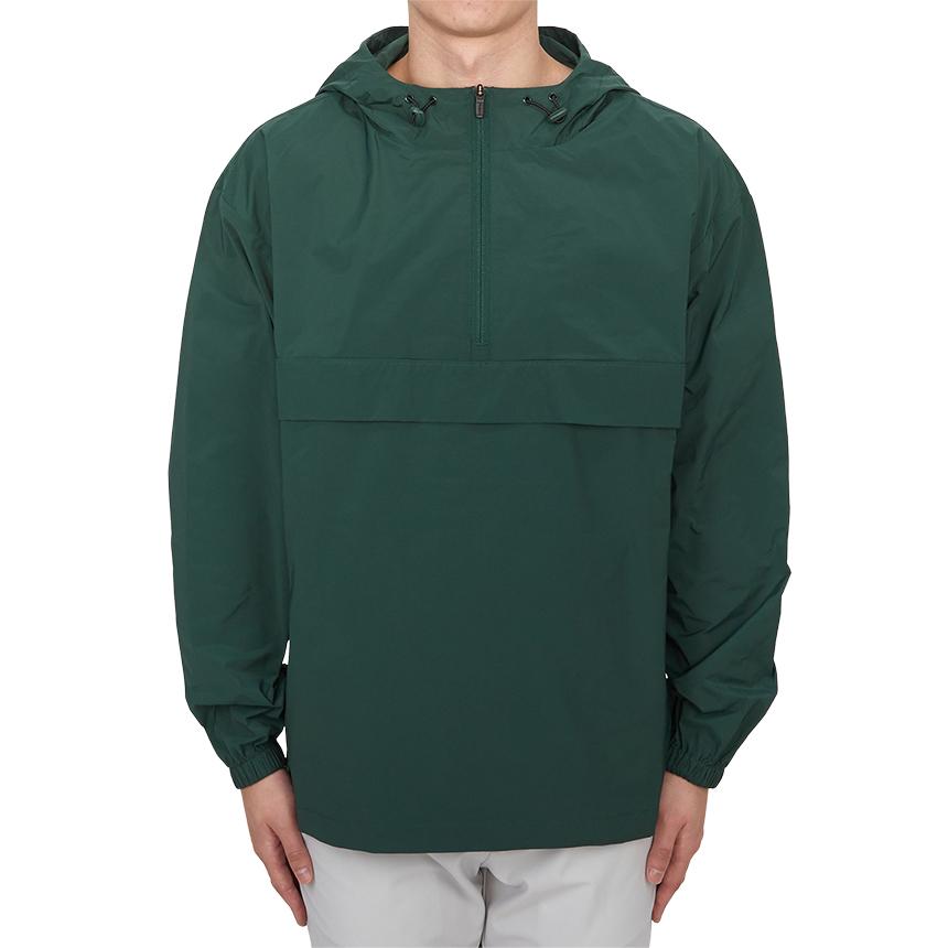 malbon Evergreen Mens Hooded Anorak Golf Jacket ME0037 EVG