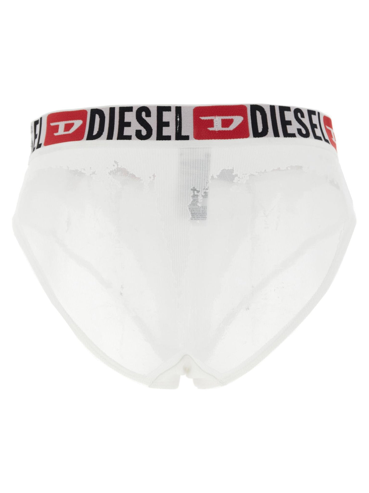 DIESEL Black Logo Cotton Underwear Panties