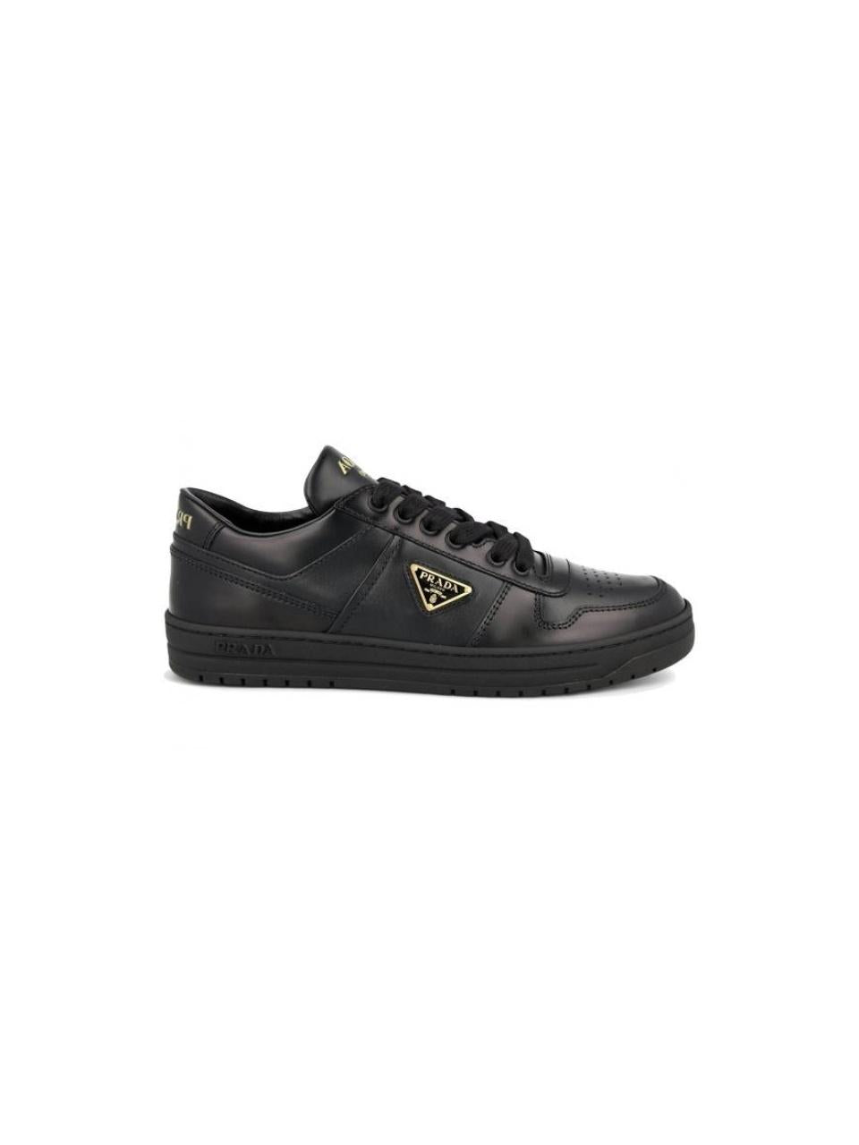 PRADA Downtown Nappa Leather Low Top Sneakers 2EE364 D001 038 F0002