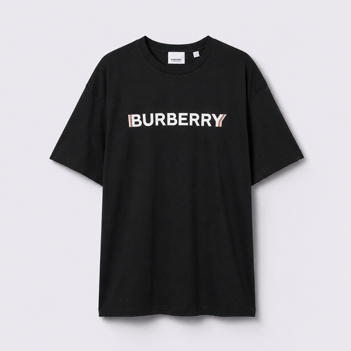 BURBERRY Logo Unisex Black T-Shirt 80526501