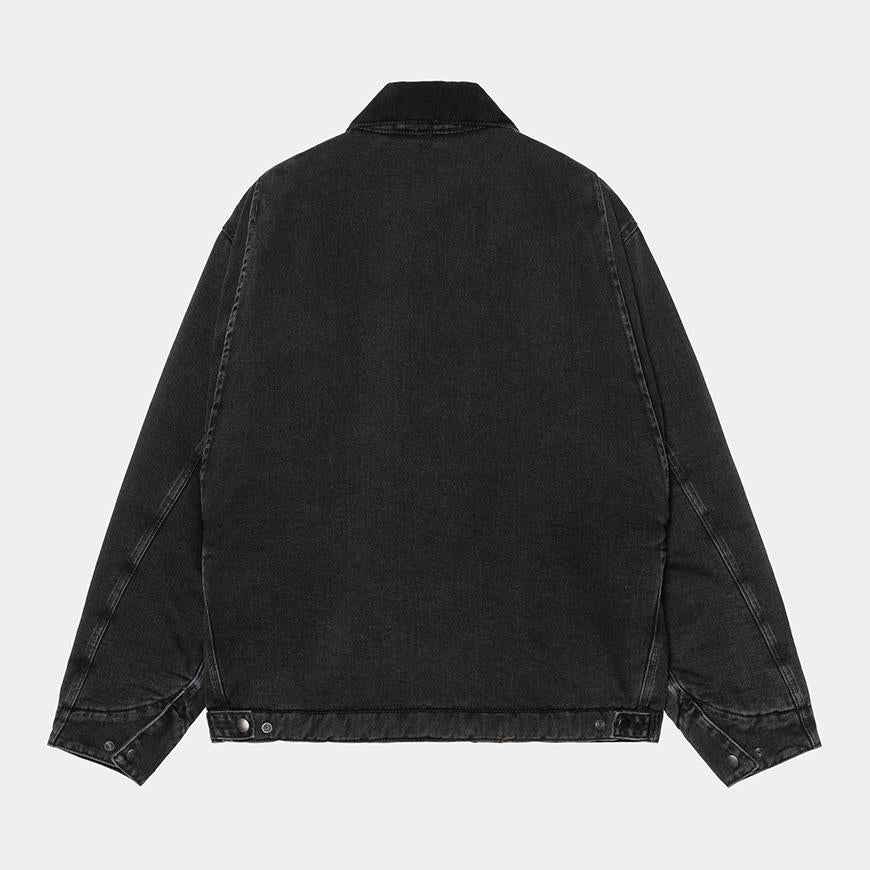 CARHARTT WIP Men’s OG Detroit Jacket Black Canvas Workwear