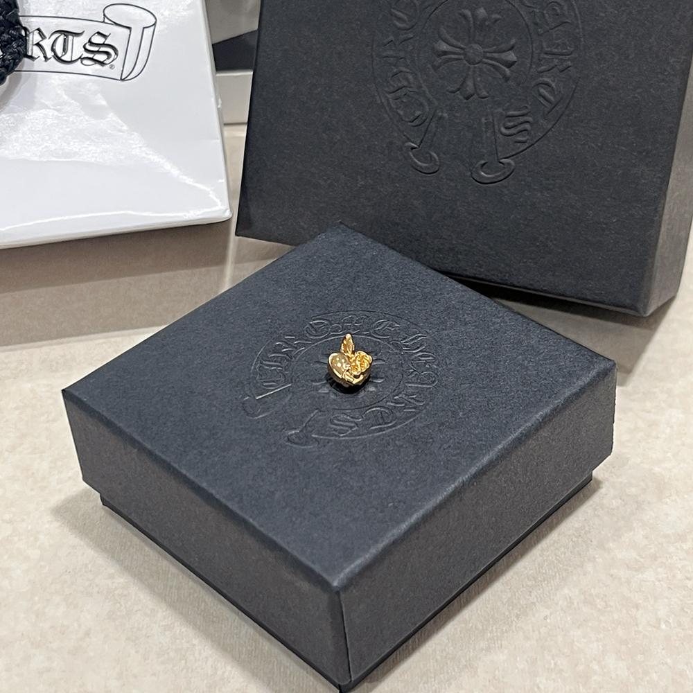 Chrome Hearts CH Heart Mini Charm 22K Gold Necklace/Pendant