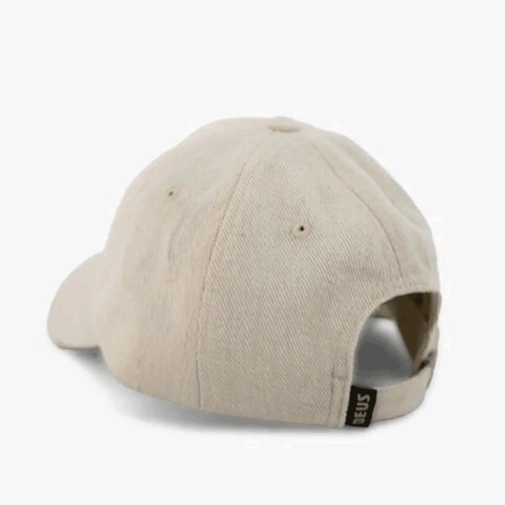 Deus Ex Machina Ortiz Denim Baseball Cap Hat DMF247721 NAT