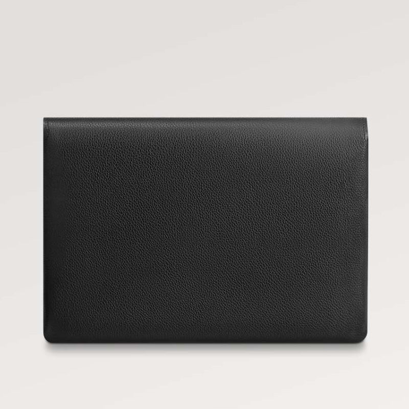Louis Vuitton Amerigo Wallet Men’s Bifold Wallet Black Leather