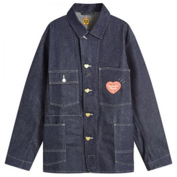 Humanmade Rigid Denim Coverall Jacket for Men HM28JK001
