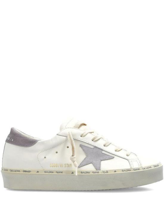 GOLDEN GOOSE Hi Star Classic With List Low-Top Sneakers White Leather