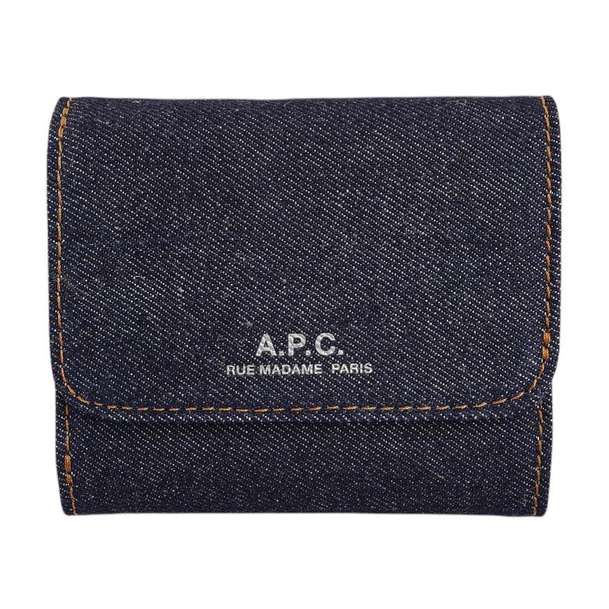 A.P.C. Unisex Denim Standard Bifold Wallet H63650 IAI