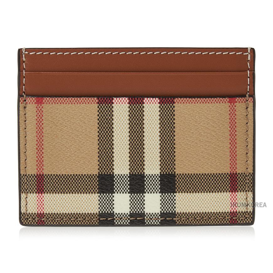 BURBERRY Women’s Vintage Check Card Holder Wallet 8094426 LS SANDON DFC A7026
