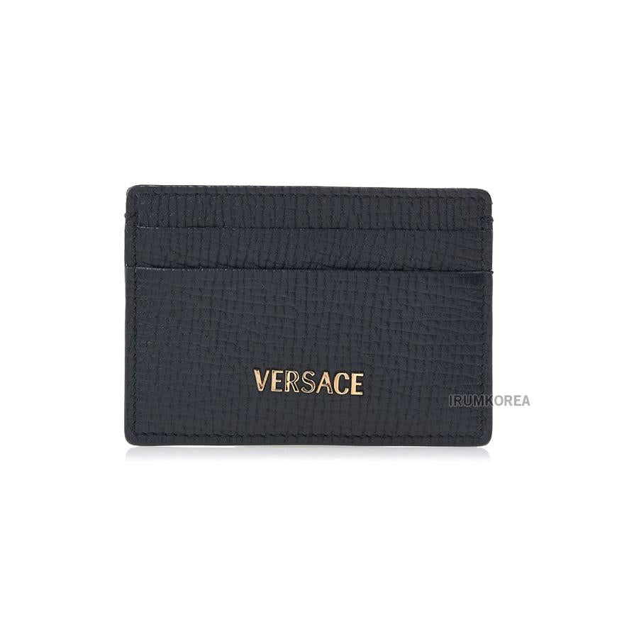 Versace Unisex Leather Mizza Card Holder Wallet DPN2467 1A13695 1B00V