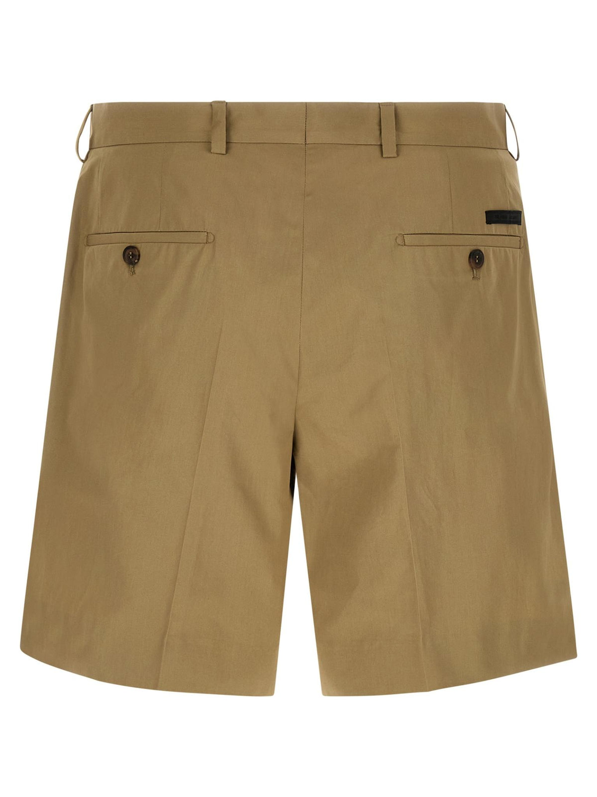 PRADA Black Nylon Drawstring Shorts for Men