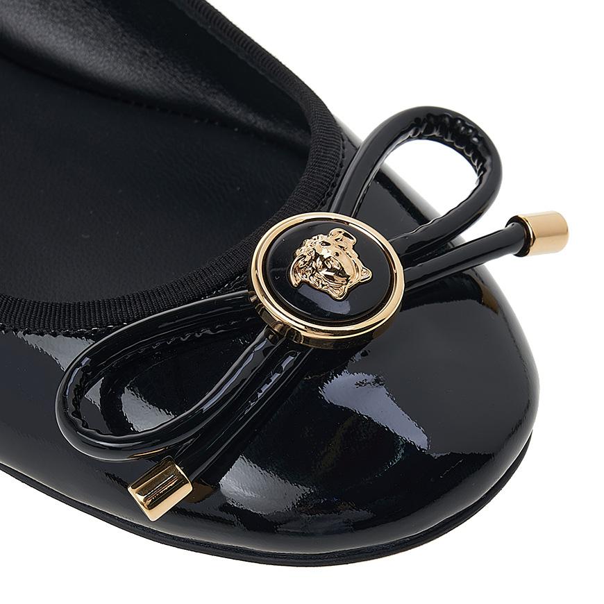 Versace Opera Bow Flat Shoes for Women 1017834 1A11949 1B00V