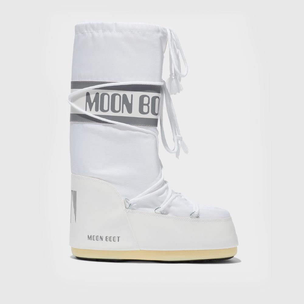 MOON BOOT Icon Nylon Winter Boots White 1400440 A001