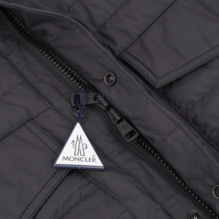 Moncler VNORVIANE Mid-Length Down Jacket Black Men