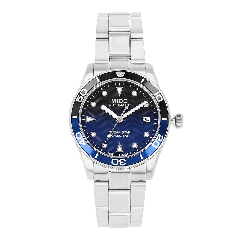 MIDO Ocean Star Gradient Blue Dial Men’s Stainless Steel Watc M026 907 11 041 00