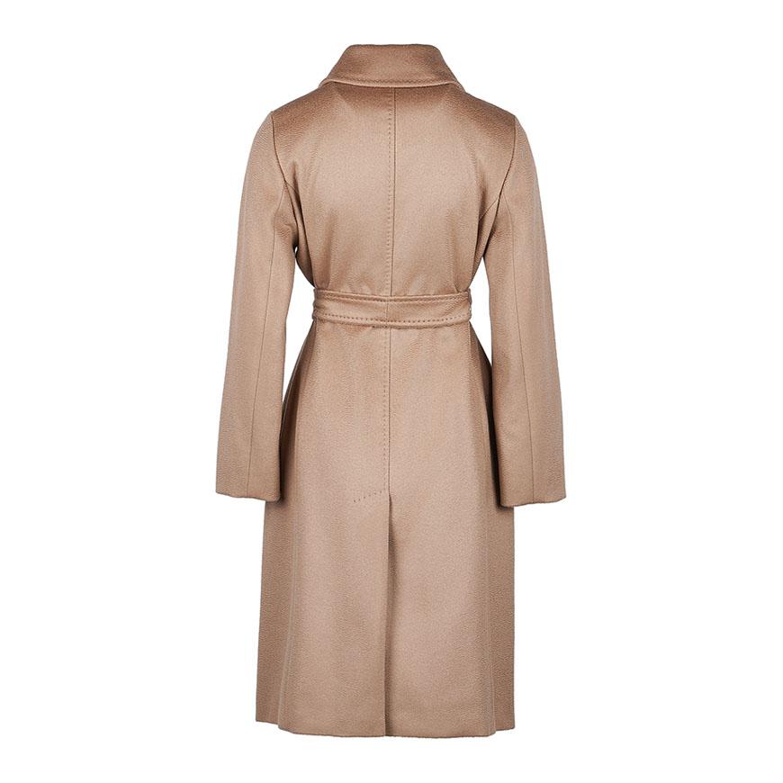 Max Mara Wool Blend Vicolo Double-Breasted Coat Black Women’s