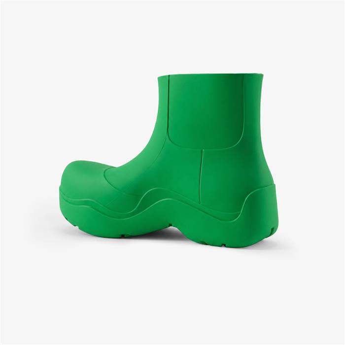 Bottega Veneta Puddle Ankle Boots Men’s Green Rubber Mid Boots