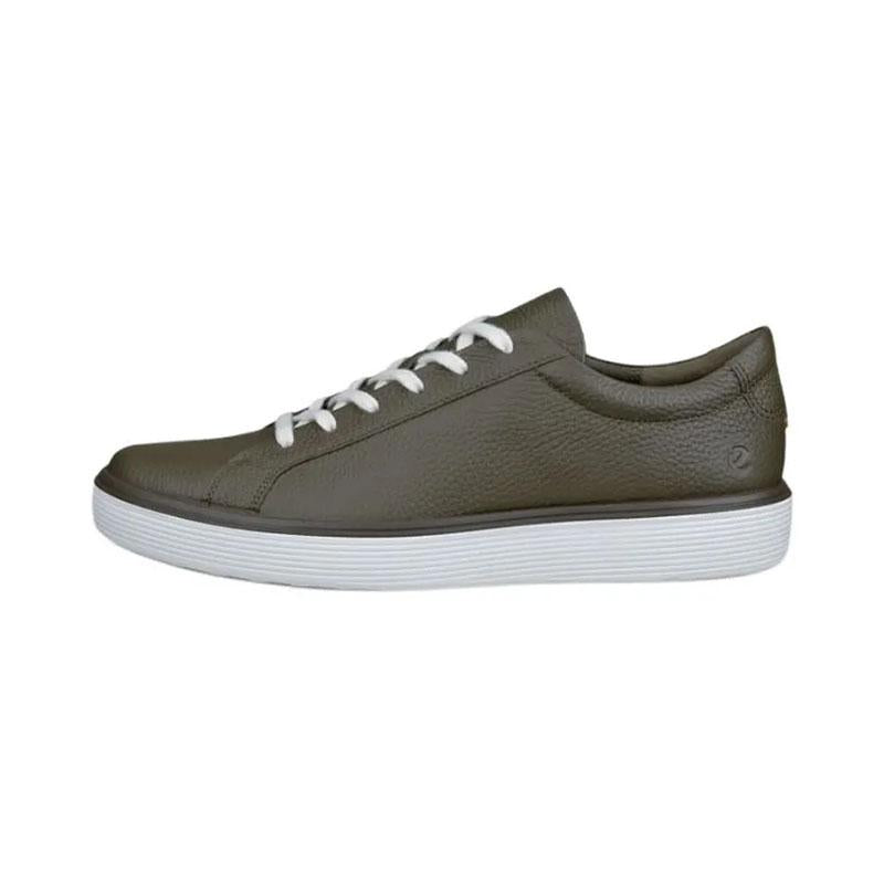 ecco Soft 60 Green Leather Low-Top Sneakers Men’s