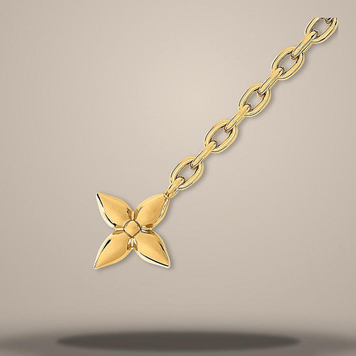 Louis Vuitton Gold Metal Chain Belt M4869Z