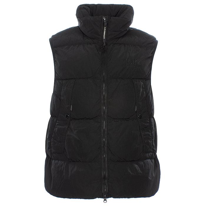 CP Company Logo Chrome-R Padded Down Vest Black Men’s