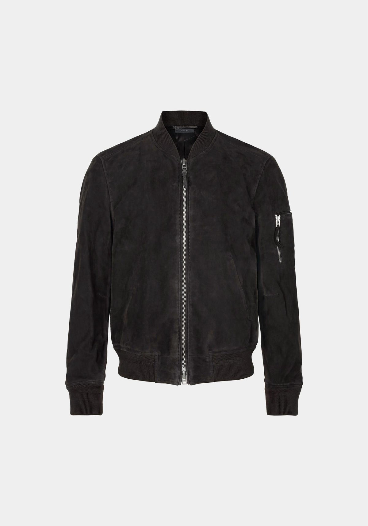 TOM FORD Chocolate Torte Suede Leather Bomber Zip Jacket LBS087 LMS027 ECJ