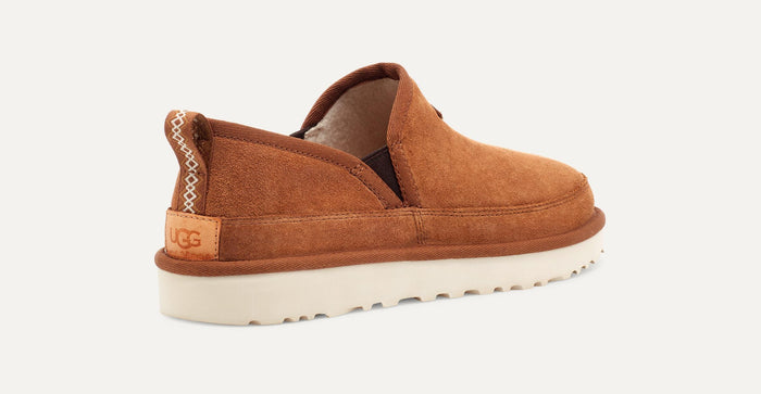 Ugg Suede Fur-Lined Romeo Ascot Loafer Slippers Men’s
