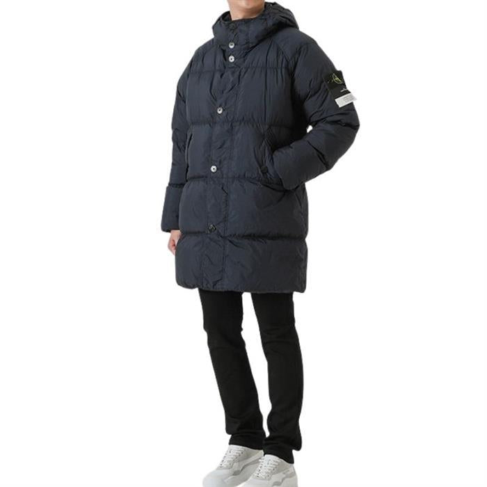 STONE ISLAND Crinkle Recycled Nylon TC Down Coat