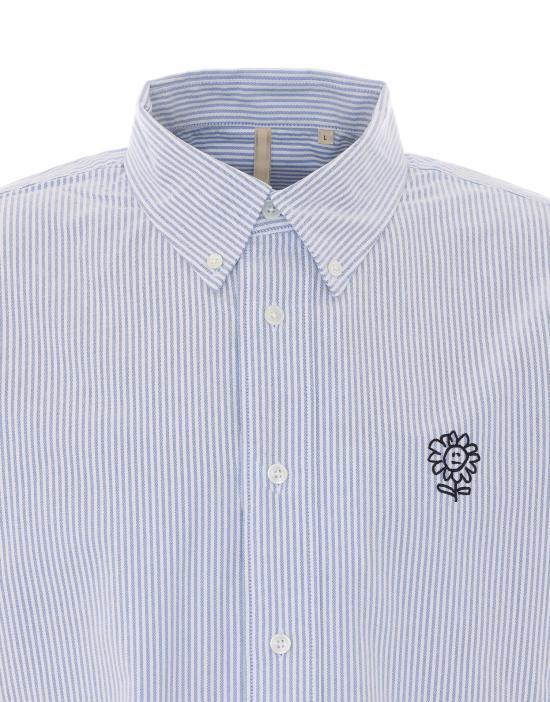 SUNFLOWER Long Sleeve Shirt Men’s White Cotton Button-Up