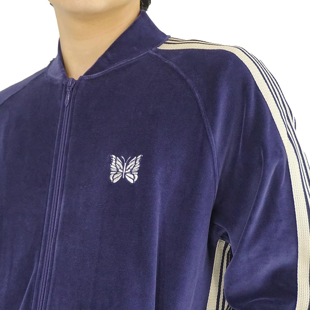 NEEDLES Velour Track Jacket Navy Unisex