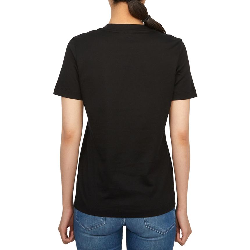 Moncler Women’s Short Sleeve T-Shirt Black Cotton Tee