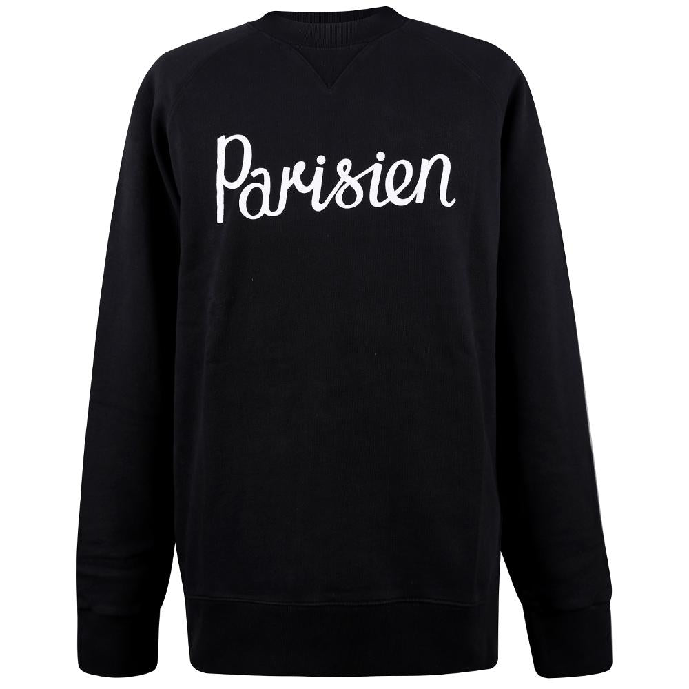 Maison Kitsune Parisien Logo Men's Crewneck Sweatshirt AM00301KM0001 P199